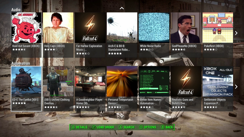 Illustration for article titled The Most Popular Fallout 4 Mods On Xbox One